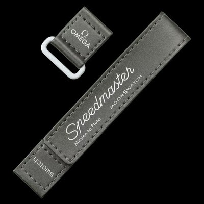 Omega X Swatch MOONSWATCH Mission To PLUTO VE LC RO   Strap M (5.7-7.3 inches)