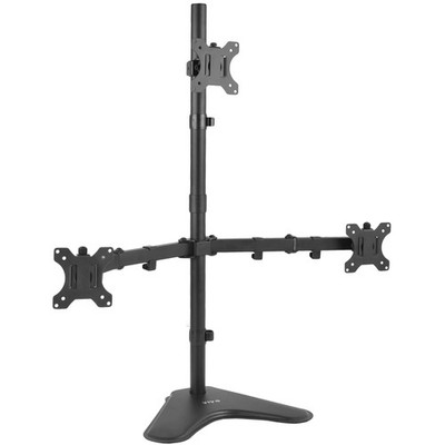Soporte Triple Para Monitores De Computadora Base Resistente De Lujo Pro