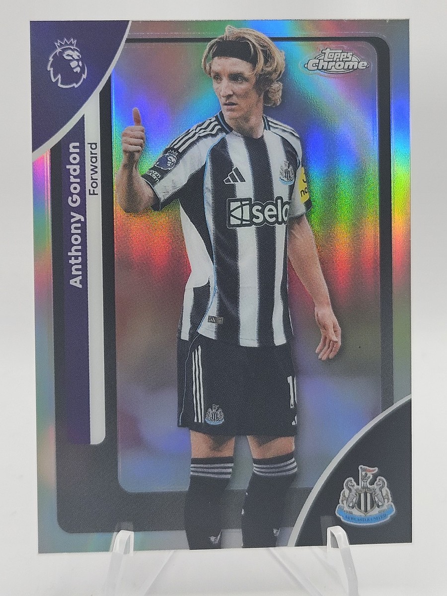 2025-26 Topps Chrome Premier League EPL #144 Anthony Gordon