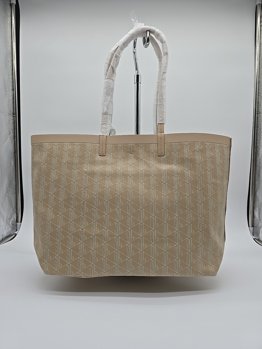 NWT Lacoste Women's Zely Monogram Tote With Zip Pouch Irish