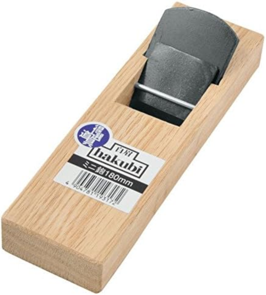 HAKUBI Japanese Mini Wood Block Plane KANNA 42mm x 180mm Carpenter's Tool by Hak