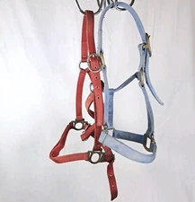 Lot of 2 Small Horse Halters (Cob / Arabian) Valhoma + Big D