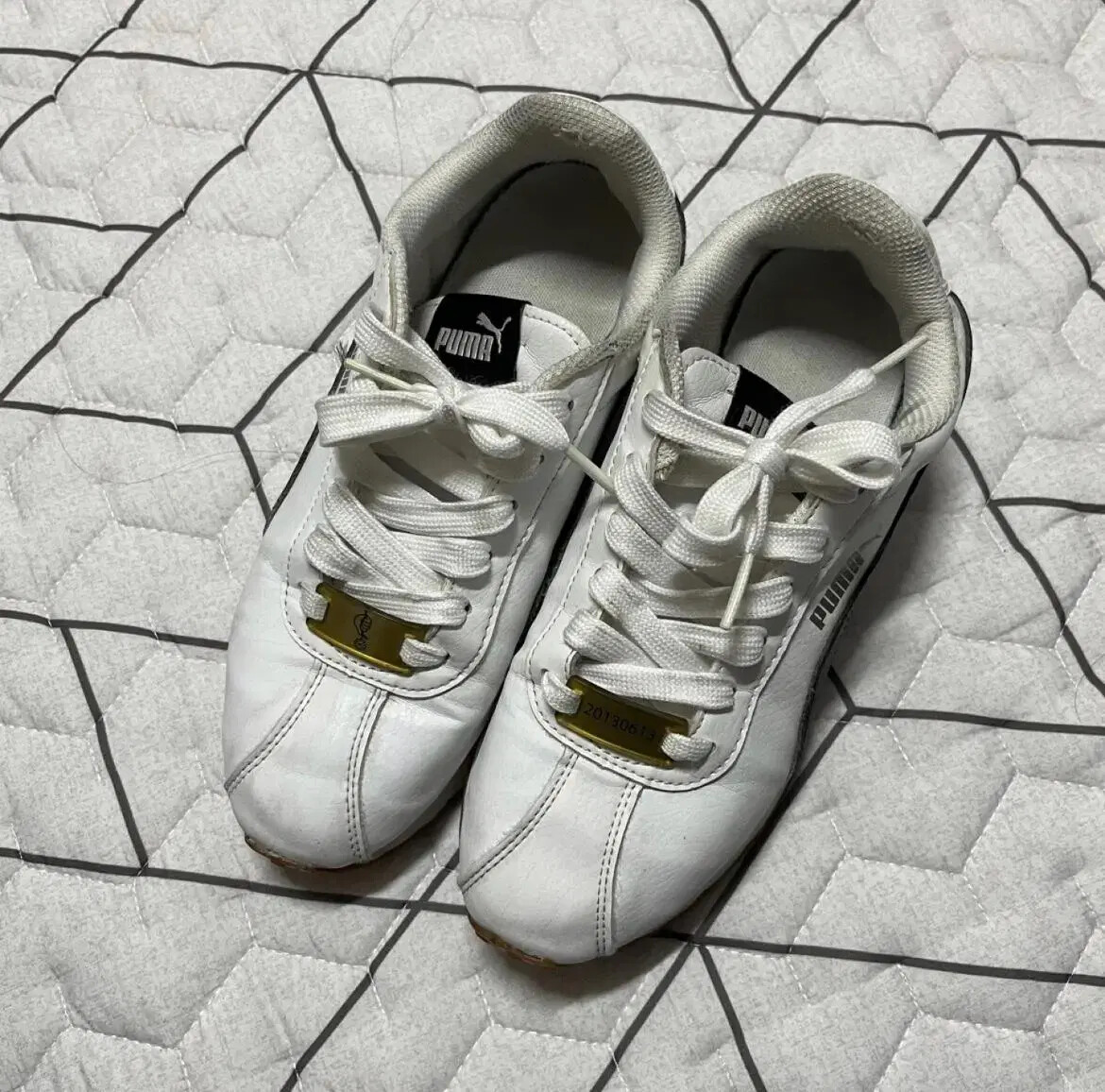 その他 BTS RM Puma Signed NEW - BTS x PUMA] PUMA x BTS Court Star Sneakers. SIZE 5.5
