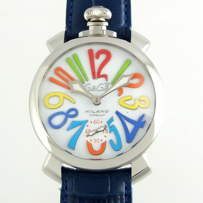 GaGa MILANO Manuale 48mm 5010.01S Manual winding White Dial Men