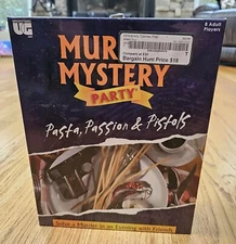 Murder Mystery Party Pasta Passion And Pistols Game (University Games) New