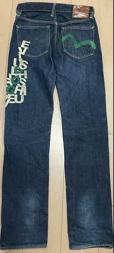 Evisu Jeans Denim W29 No.2 Green 