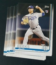 2019 Topps Series 2 #688 Jalen Beeks 10 Count Rookie Card Lot Tampa Bay Rays