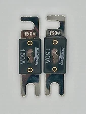 Twenty ANL 150A Truck Audio Fuses - Install Bay Nickel Plated 150 Hi-Amp