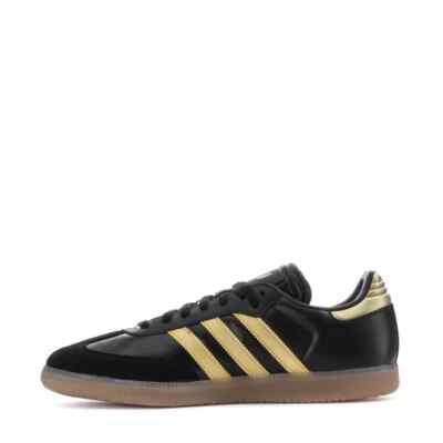 ADIDAS SAMBA MESSI IH8159 Black/Gold Metallic/Gum Shoes | eBay