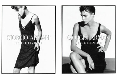 1998 Giorgio Armani fashion 3-page MAGAZINE AD | eBay