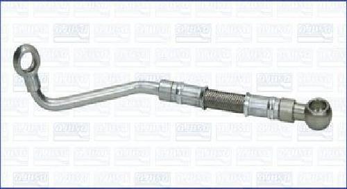 Original Ajusa Oil Line Turbocharger OP10018 for Opel