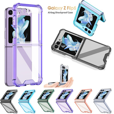 Clear Shockproof Hard Slim Protective Phone Case For Samsung Galaxy Z Flip 5 5G