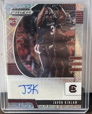 2020 Panini Prizm Draft Picks Javon Kinlaw SP /49 RC Auto Gamecocks 49ers