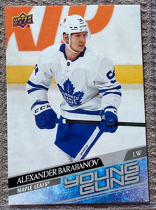 2020-21 Upper Deck Series 2 JUMBO Young Guns #485 Alexander Barabanov (RC)