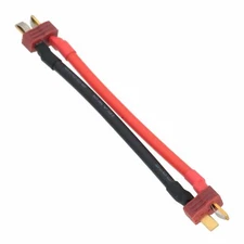 Deans Nylon T Plug Male to Male cable 12AWG 10CM Extension wire For RC Airsoft