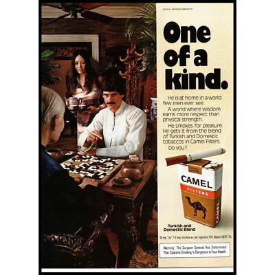 japan camel cigarettes 1976 Camel Cigarettes Vintage Print Ad Othello Board Game Stones Japan Wall  Art