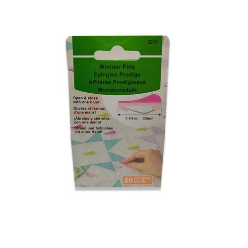 Alfileres de coser Wonder, amarillos y rosados, 1 paquete = 20 piezas - Imagen 11 de 12