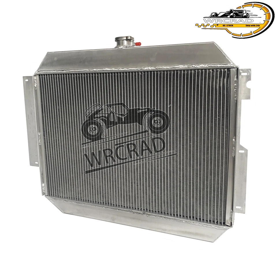 Radiador de aluminio para Dodge Monaco Polara 1966-1970 1967 1968 1969 7,2 L V8 332 Foto 3 de 4