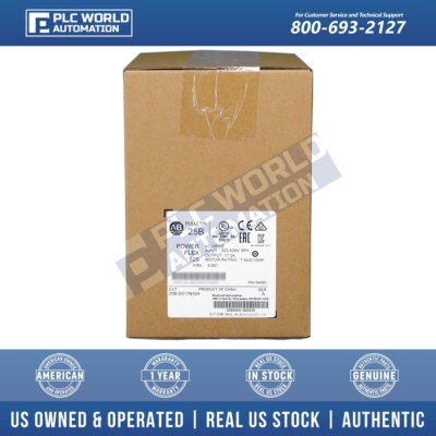 Allen Bradley 25B-D017N104 Ser A PowerFlex 525 AC Antrieb 7,5 kW 10 PS, neu versiegelt