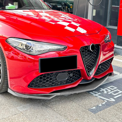Auto Frontstoßfänger Spoiler Lippe Carbon Optik Für Alfa Romeo Giulia 2015-2024
