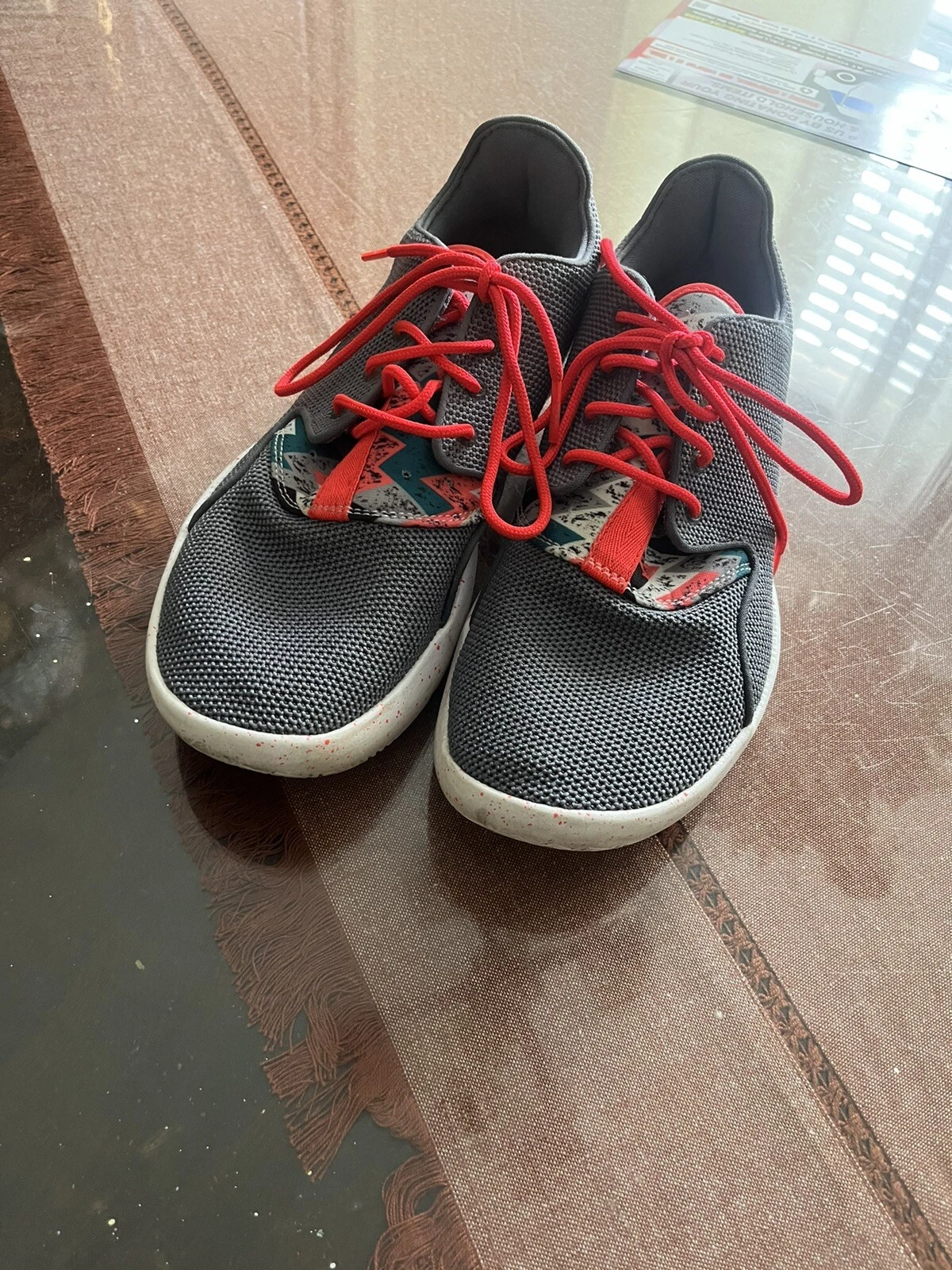 NIKE AIR JORDAN Eclipse Scarpe da Ragazzo Sneakers 6.5Y Basse Ragazzo Grigio