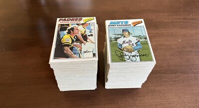 1977 Topps Baseball Commons, Rookies, Stars - Complete your set - #501 - #660