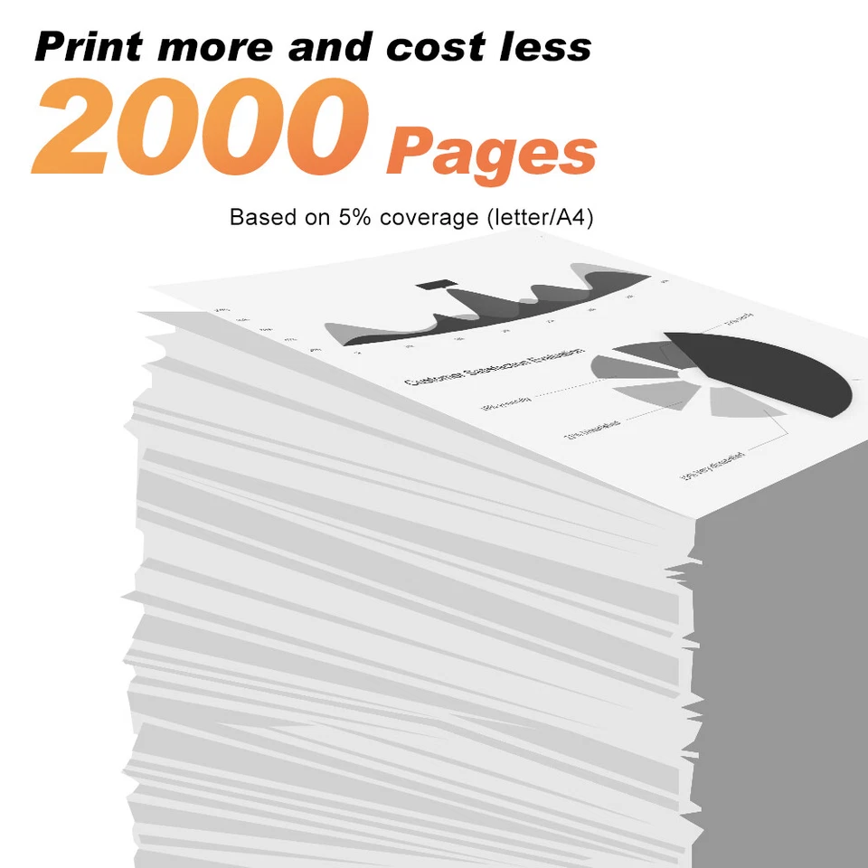 2PK CE285A Toner Cartridge Compatible For HP  85A LaserJet P1102w M1132 M1217nfw - Image 3 of 4