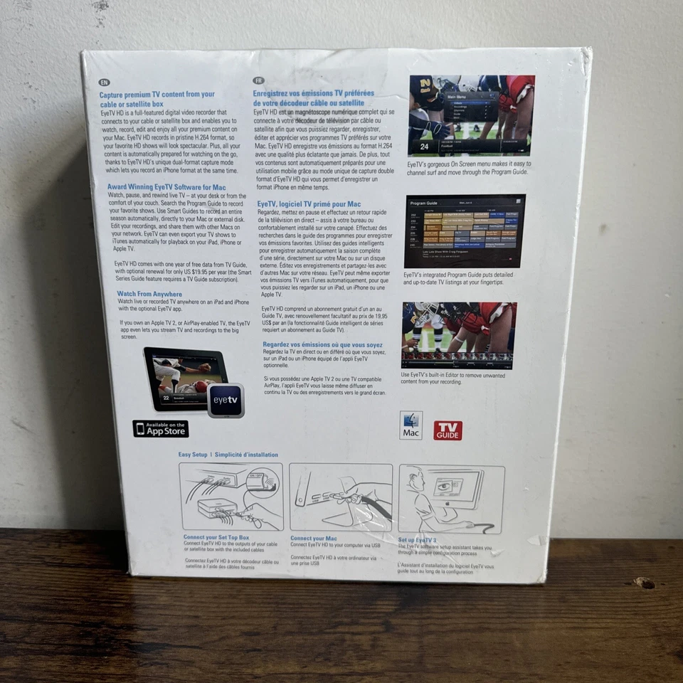 Elgato EyeTV HD DVR Video Recorder for Cable Satellite TV Watch Edit Mac ~Sealed - Image 3 of 4