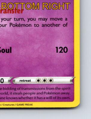 Stage 2 Dusknoir HP 160 Special Transfer Ability Psychic Purple