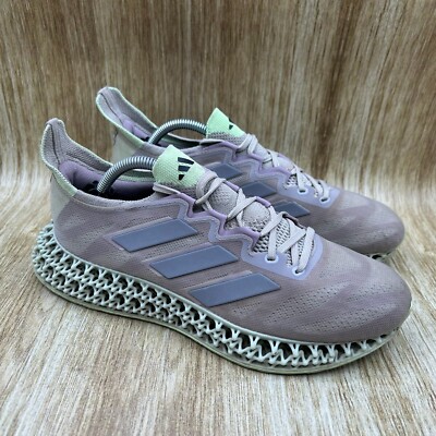 Adidas 4DFWD Women's Size 7 Putty Grey Silver Green Shoes Sneakers ID3499