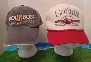 New Orleans Jazz Snapback Hat Lot Vintage Saxophone Musical Instrument Big Easy
