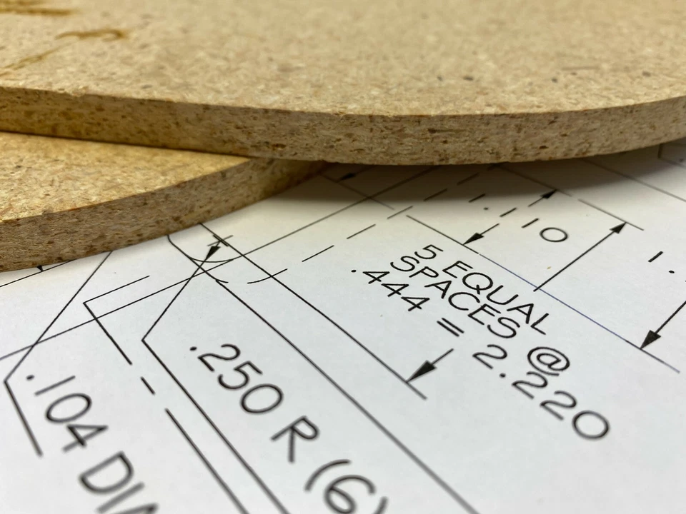 Combo de plantillas de enrutador de guitarra Stratocaster/Telecaster con planos Foto 2 de 4