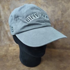 Billy Joel Tour 2018 Hat Cap Strap Back Gray Adjustable Official Tour Merch