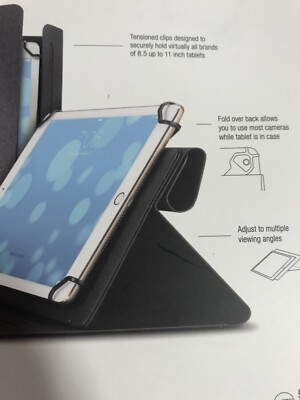 Étui Tablette Solo New York Everett Pour IPad 9,7" Et 10,5" - Noir - Neuf
