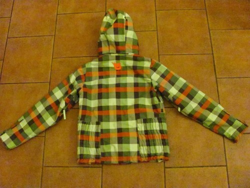 Skiing Burton Women's Green Orange Plaid Ski Jacket with Hood, Size Small - Picture 17 of 17