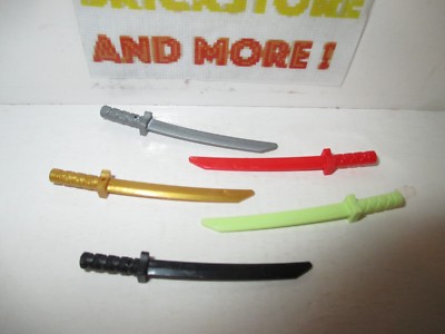 Lego - Minifigur Waffe Schwert Katana Quadrat 21459 - Farbe & Menge wählbar