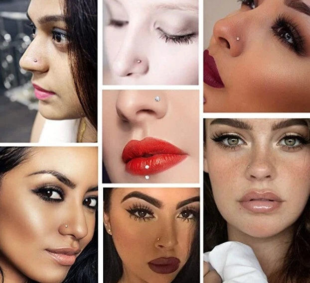 Rose gold shop lip ring