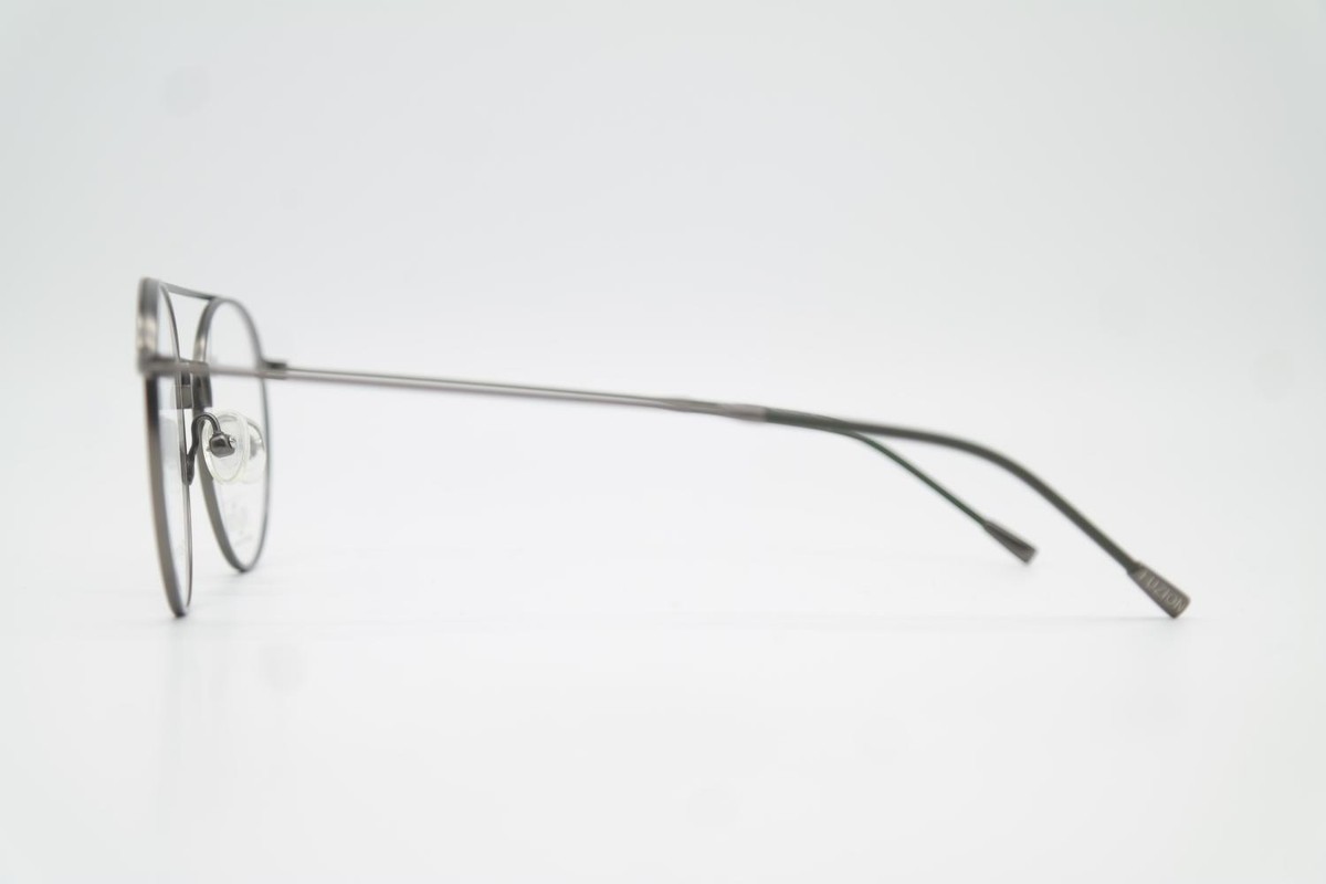 Glasses FUZION FULM04 Titanium Green Metallic Oval Eyeglasses