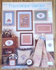 NEW  Lynn Waters Busa Cross Stitch  Leaflet "Friendships' Garden" Collection One