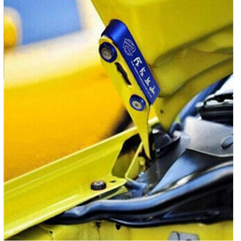 Blue JDM Alloy Billet Hood Vent Spacer Riser Kits For Honda Civic Acura Integra Foto 4 de 4