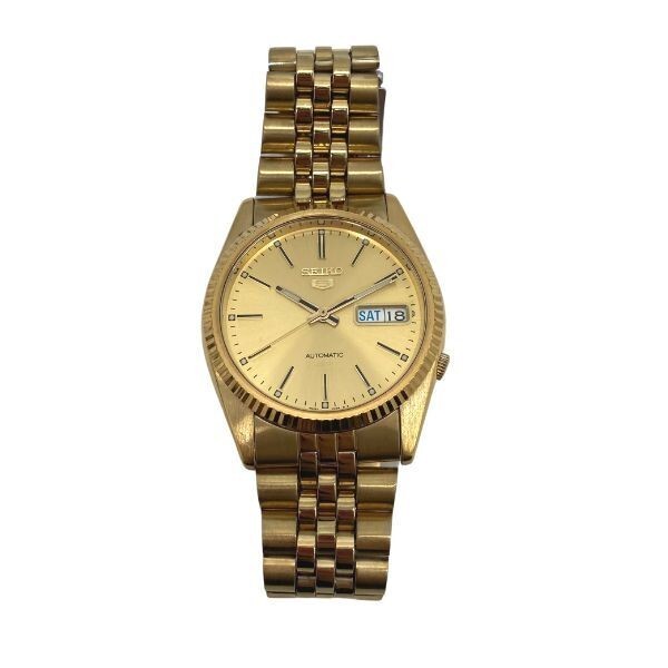SEIKO 5 Day-Date Automatic Gold 7S26-3110 Sports Datejust SEIKO 5 Day-Date Automatic Gold 7S26-3110 Sports Datejust