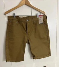 Levi's Men's 511 Slim Cut-Off Short Color Caraway Bull Denim Brown (Waterless)