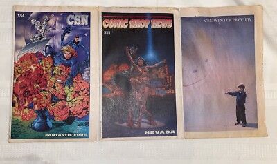 CSN COMIC SHOP NEWS # 554, 555 &  WINTER PREVIEW ISSUES