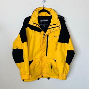yellow outdoor jacket
