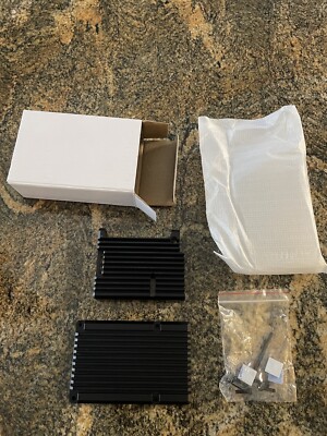 Pi 4 Case Raspberry Pi 4 Armor Metal Case with Aluminium Alloy & Screws Wrench