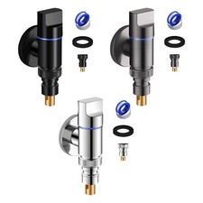 Washing Machine Tap Quick Water Discharge Threaded Fitting Parts Auto Water Stop