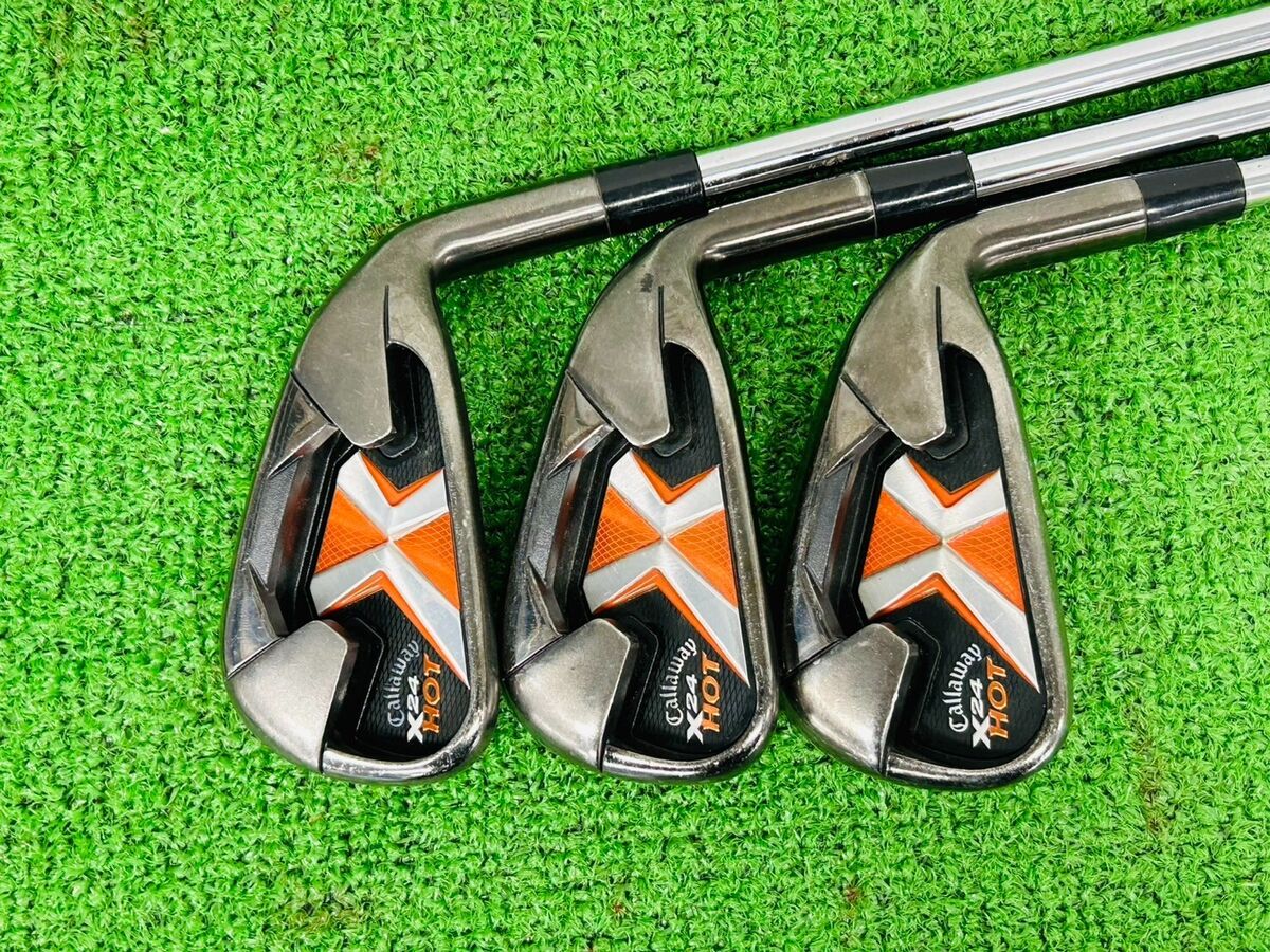 Callaway X24 Hot 9 Iron Regular Graphite Shaft Callaway Grip Callaway X24 Hot 9 Iron Regular Graphite Shaft Callaway Grip