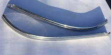 1958 Cadillac Lh Rh Windshield A-pillar Mouldings Pair Very Nice Used 58