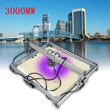 Laser Engraver,Laser Engraving Cutting Machine,Desktop DIY Printer Cutter 3000mw