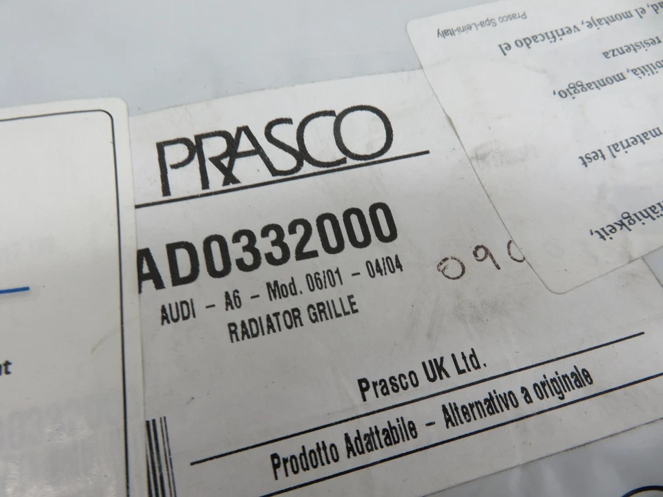 REJILLA DELANTERA AUDI A6 2001-2004 AD0332000 PRASCO Foto 2 de 4